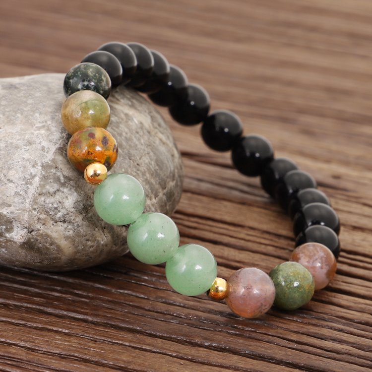 Indian Agate Yoga Beads