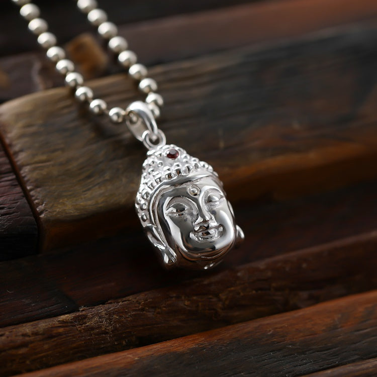 Sterling Silver Buddha Pendant