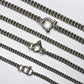 Thick Curb Chain Necklace Connector Link Clasp