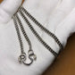 Thick Curb Chain Necklace Dharma M-Hook Clasp