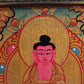Tibetan Hand-Painted Amitabha Buddha Thangka Pendant