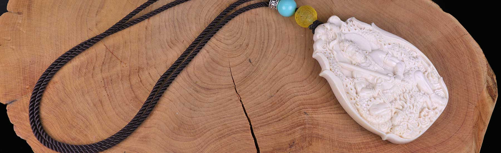 Ivory Buddha Pendants