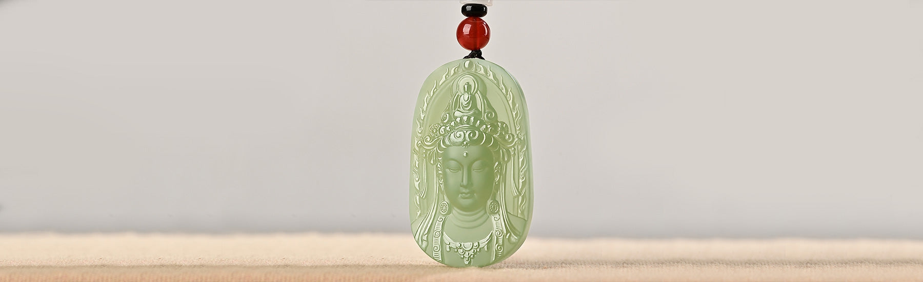 Jade Guanyin Pendants-Mantrapiece