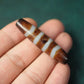 Crimson Waves Chund Dzi Bead