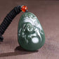 Real Jade Laughing Buddha Pendant