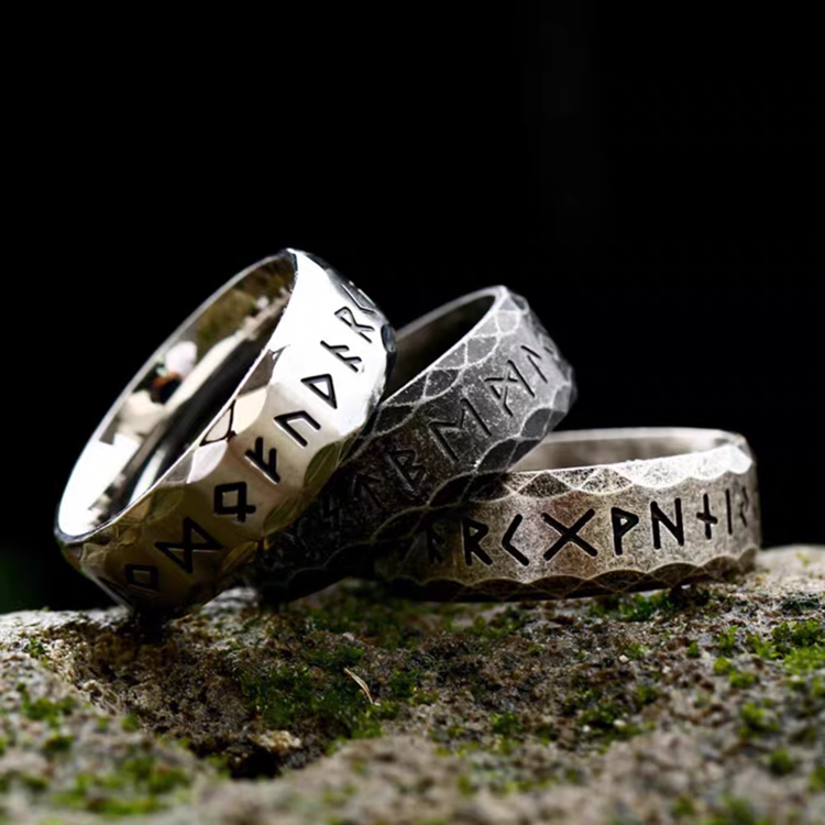 Elder Futhark Runic Ring