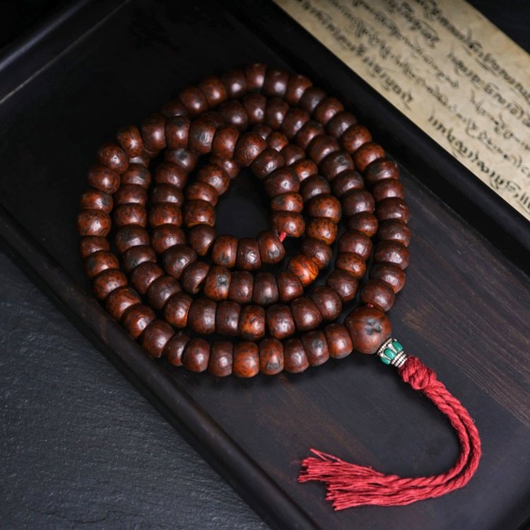 Vintage Bodhi Seed Tibetan Mala