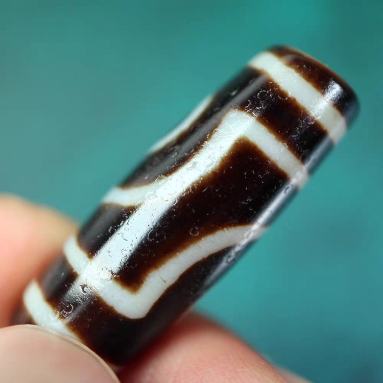 True Nature of Mind Talisman 2 Eye Dzi Bead