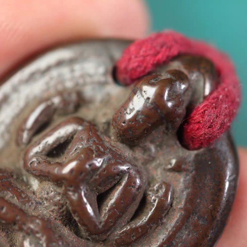 Vintage Tibetan Meteoric Iron Guan Yin Pendant