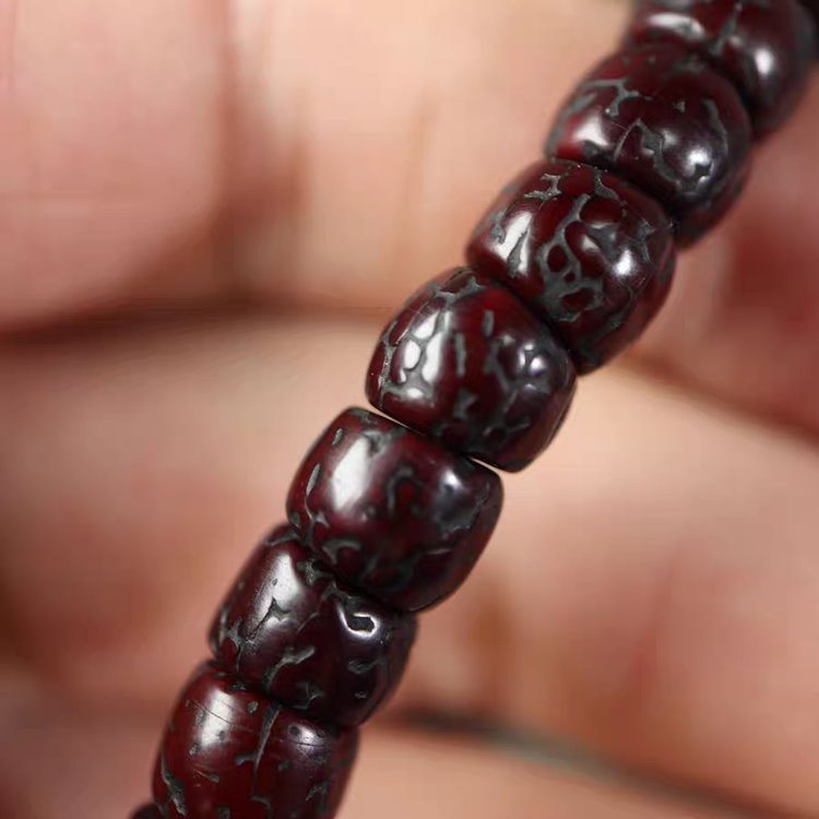 Vintage Tibetan Old Rudraksha Mala