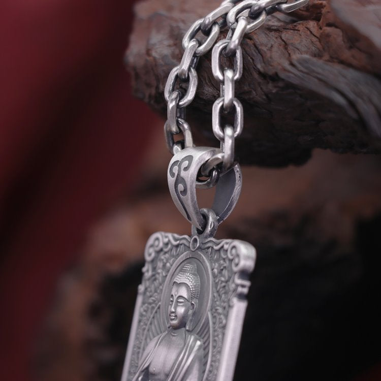 Framed Medicine Buddha Pendant