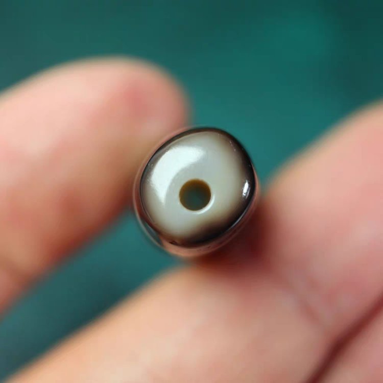 True Nature of Mind Talisman 2 Eye Dzi Bead