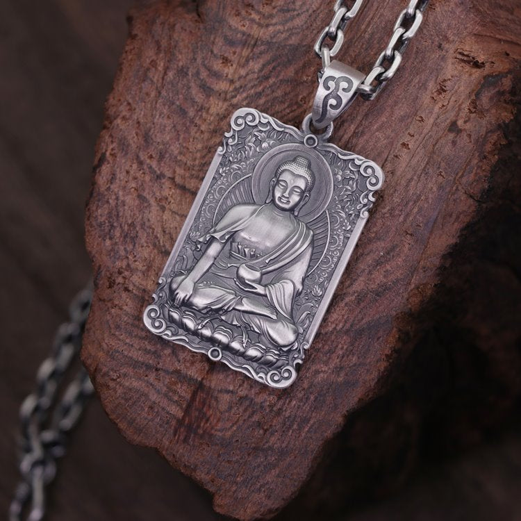 Framed Medicine Buddha Pendant