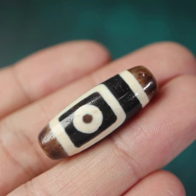 Harmonious Life 2 Eye Dzi Bead