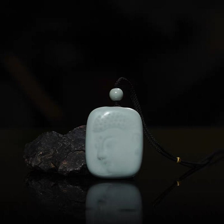 Porcelain Buddha Pendant