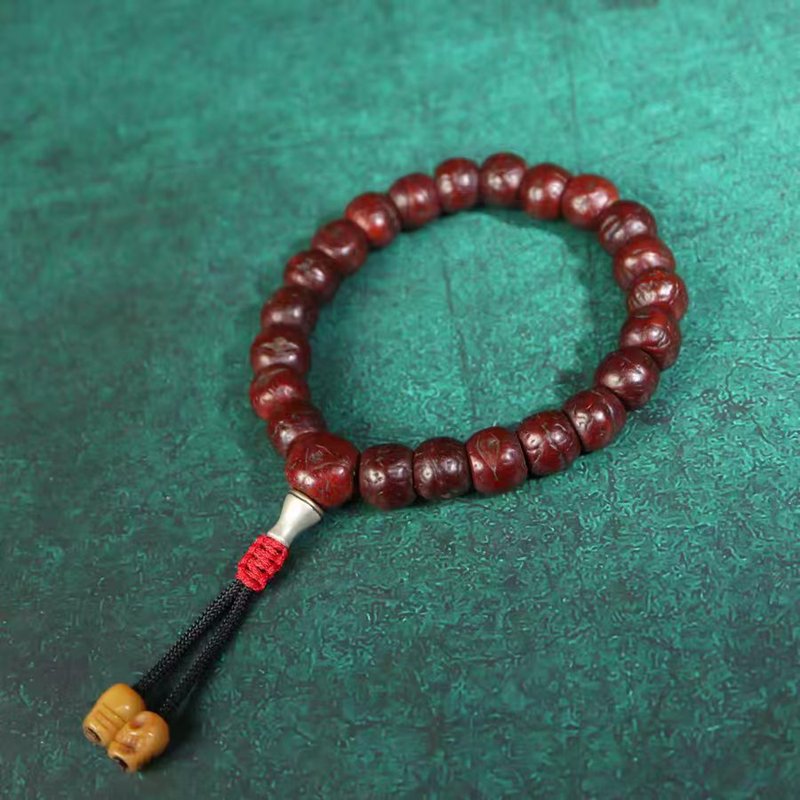 Old Tibetan Bodhi Seed Mala 6mm Seeds