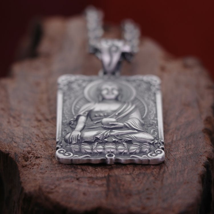 Framed Medicine Buddha Pendant