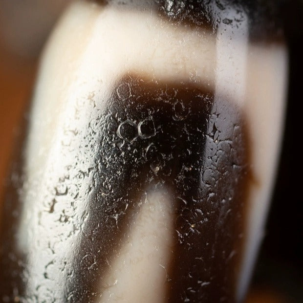 Inner Resilience Tiger Tooth Dzi Bead