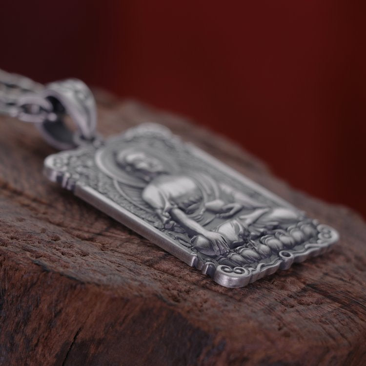 Framed Medicine Buddha Pendant