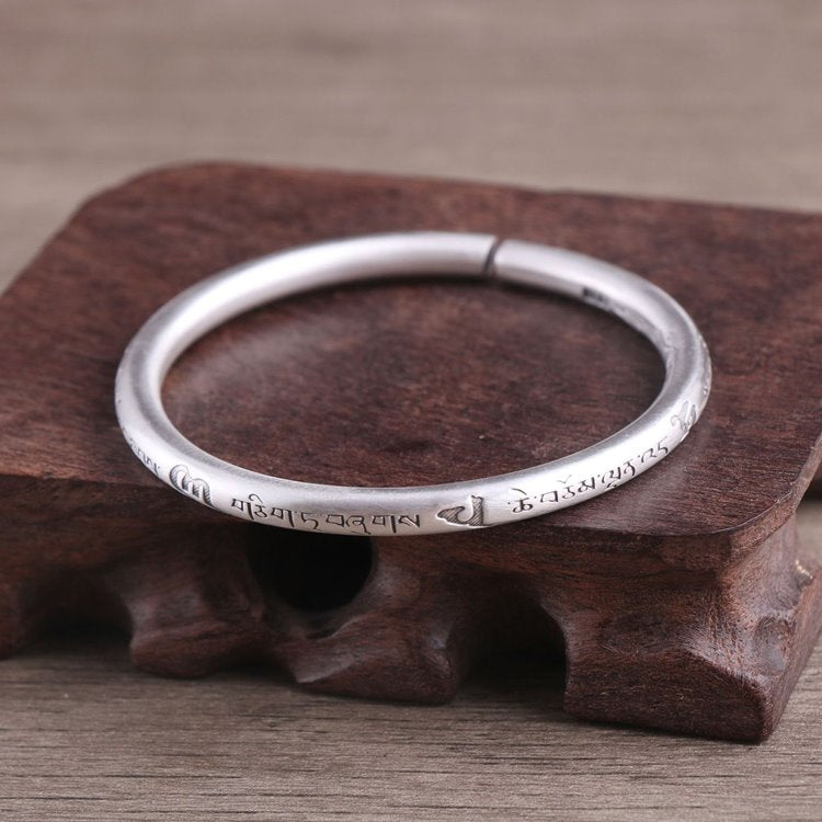 Real Om Mani Padme Hum Buddha Bracelet