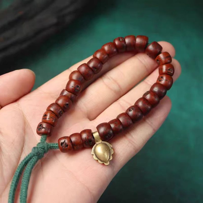 Old Tibetan Bodhi Seed Mala 8mm Seeds