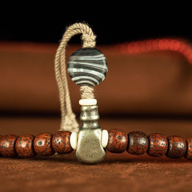 Vintage Tibetan Lotus Seed Mala
