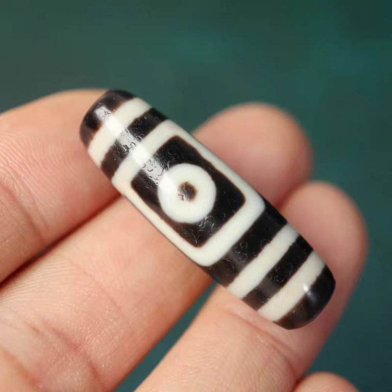 Evil Spirits Ward Talisman 2 Eye Dzi Bead