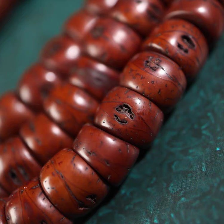 Old Tibetan Bodhi Seed Mala 8mm Seeds