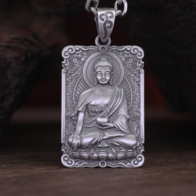 Framed Medicine Buddha Pendant