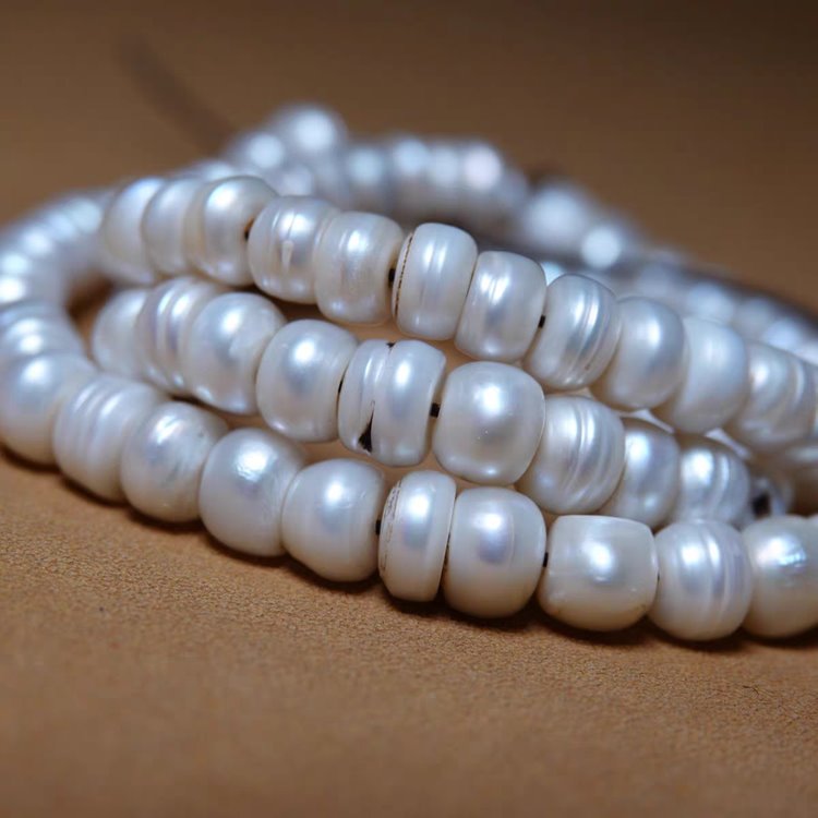 Vintage Tibetan Pearl Bead Necklace Bracelet