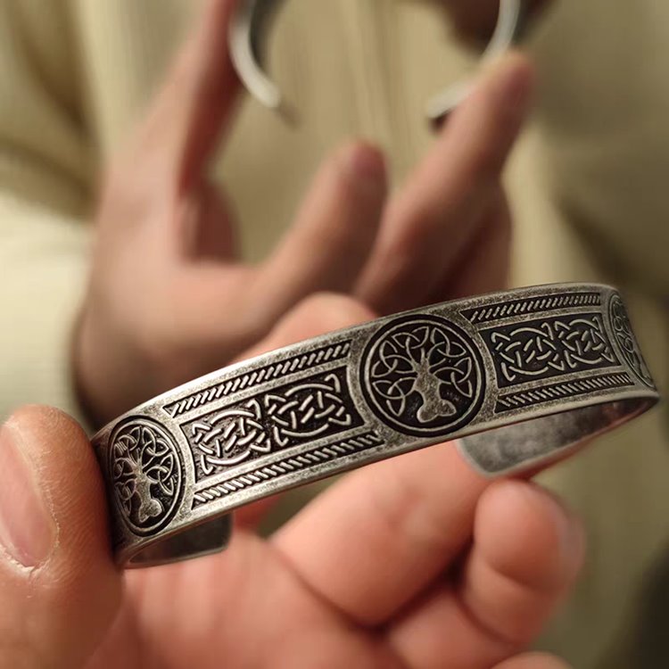 Yggdrasil Tree of Life Celtic Knot Bracelet