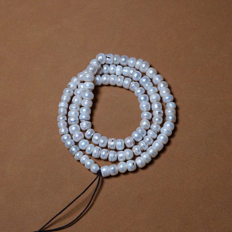 Vintage Tibetan Pearl Bead Necklace Bracelet