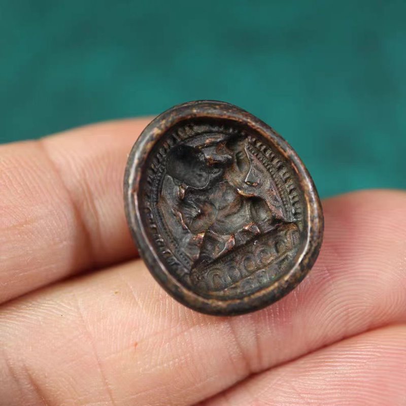 Vintage Tibetan Vajrapani Figurine Pendant