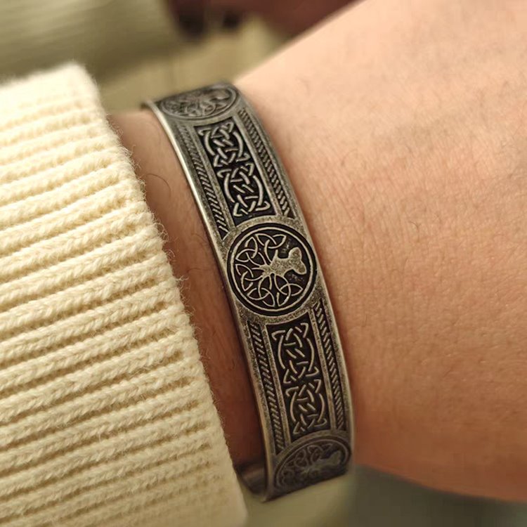 Yggdrasil Tree of Life Celtic Knot Bracelet