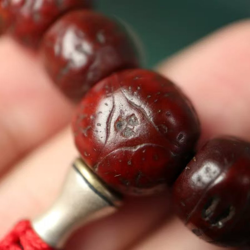 Old Tibetan Bodhi Seed Mala 6mm Seeds
