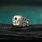Vintage Tibetan Mammoth Ivory Skull Ring