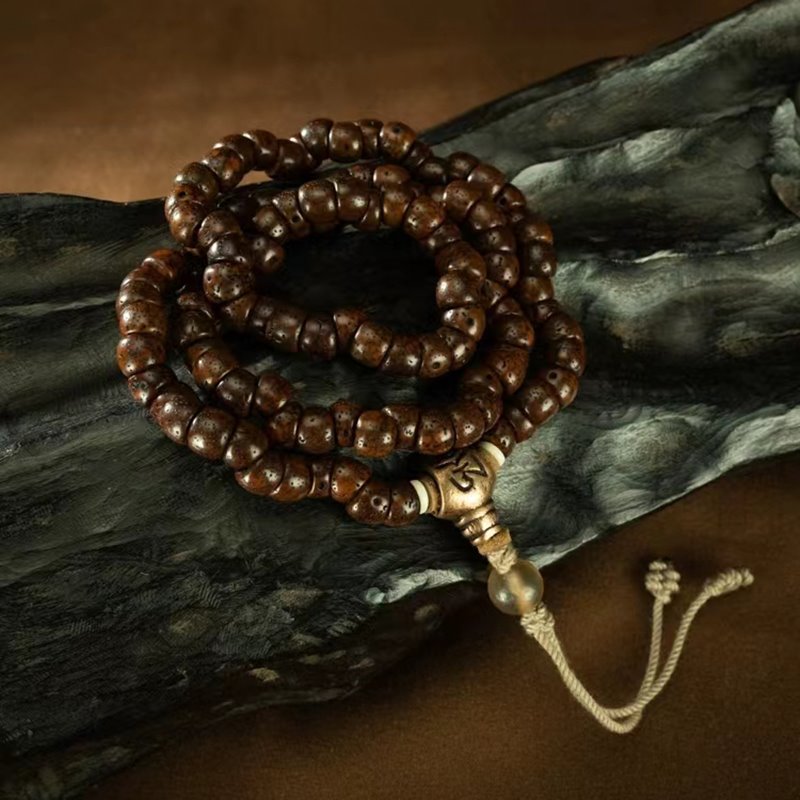 Old Tibetan Lotus Seed Impermanence Mala
