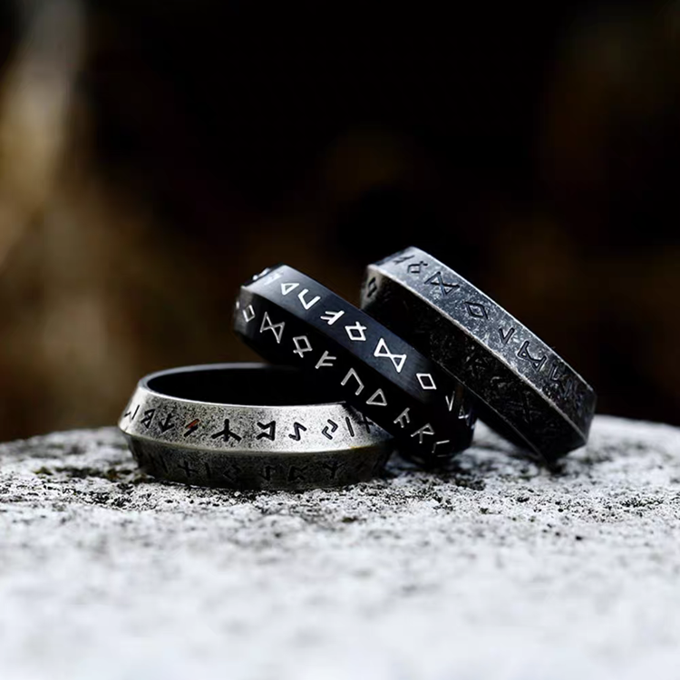 Elder Futhark Rune Ring