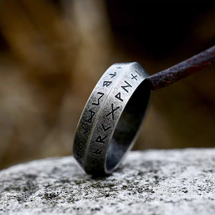 Elder Futhark Rune Ring