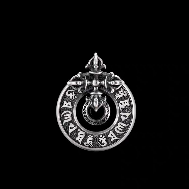 Om Mani Padme Hum Mantra Pendant Necklace