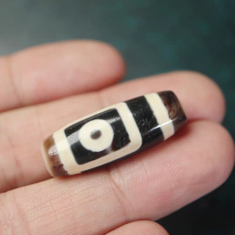 Harmonious Life 2 Eye Dzi Bead
