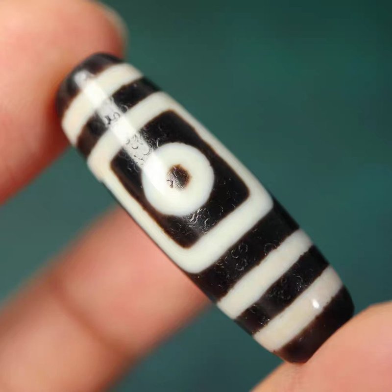 Evil Spirits Ward Talisman 2 Eye Dzi Bead