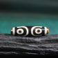 Talisman of Clarity and Wisdom 7 Eye Dzi Bead