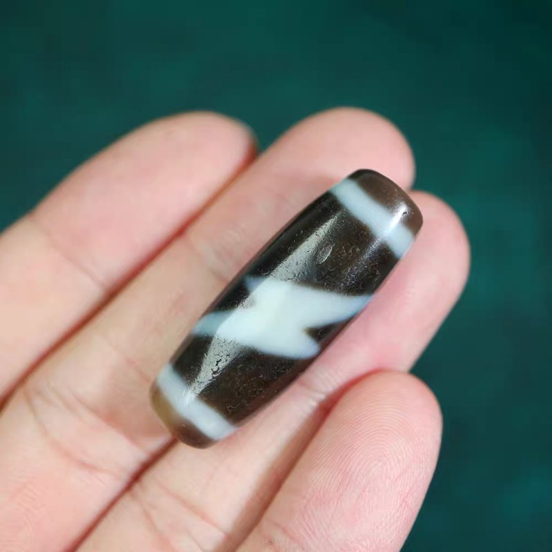Five Dhyani Buddhas Empowerment Amulet 5 Eye Dzi Bead