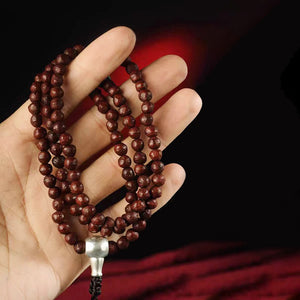 Old Tibetan Bodhi Seed Mala 6x5mm Seeds-Mantrapiece