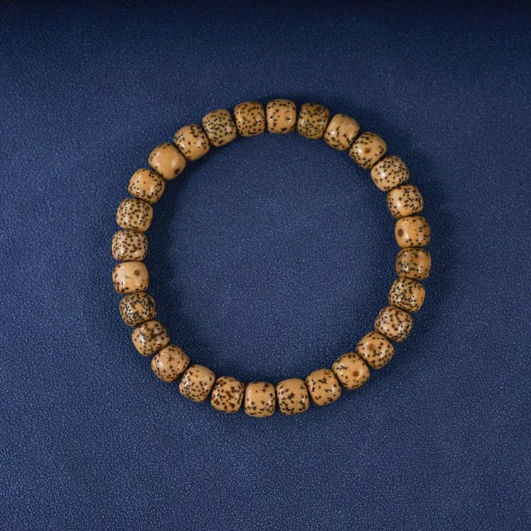 Antique Tibetan Star Moon Bodhi Lotus Mala