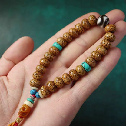 Antique Tibetan Lotus Beads