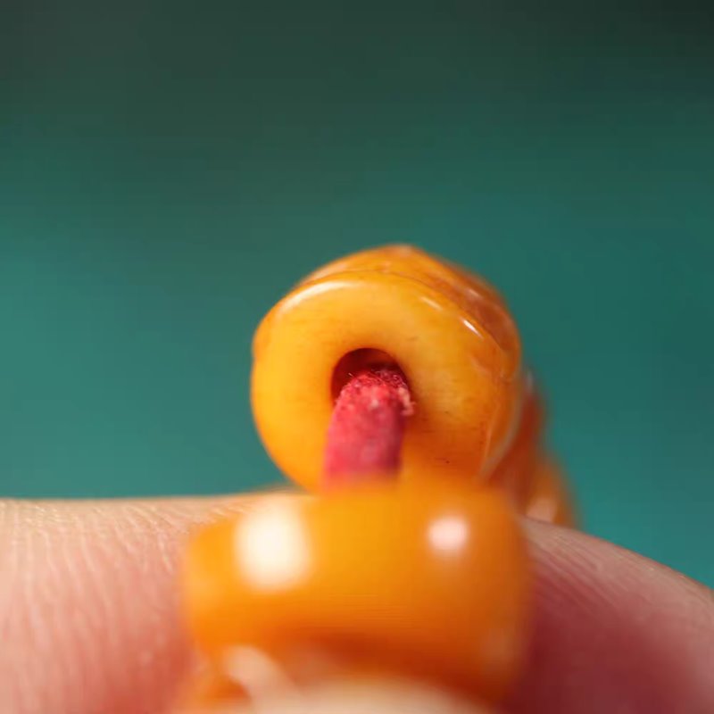 Vintage Tibetan Yak Bone Skull Prayer Beads