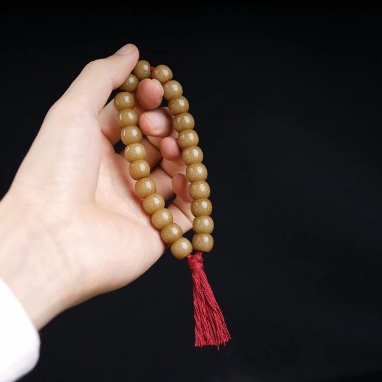 Bodhi Root Tiger Teeth Dzi Tibetan Beads Mala