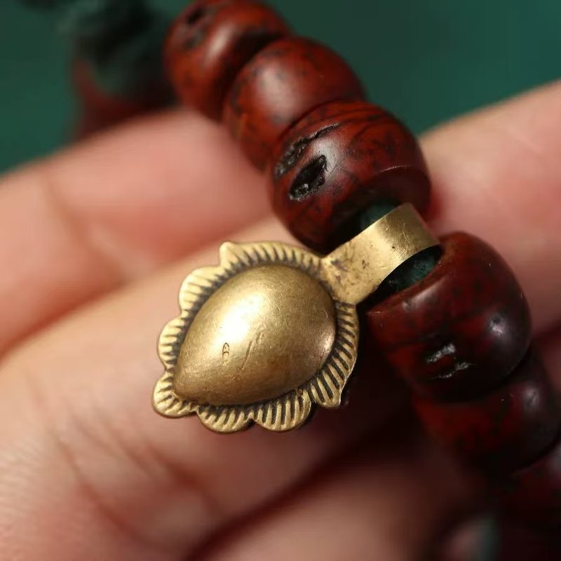 Old Tibetan Bodhi Seed Mala 8mm Seeds